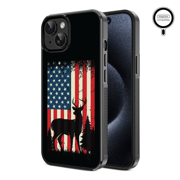 MyBat Design Lab Series MagSafe Case for Apple iPhone 17e / 16e / 14 / 13 - Stars, Stripes and Stags - MIP13CSLESMSM319-2.jpg