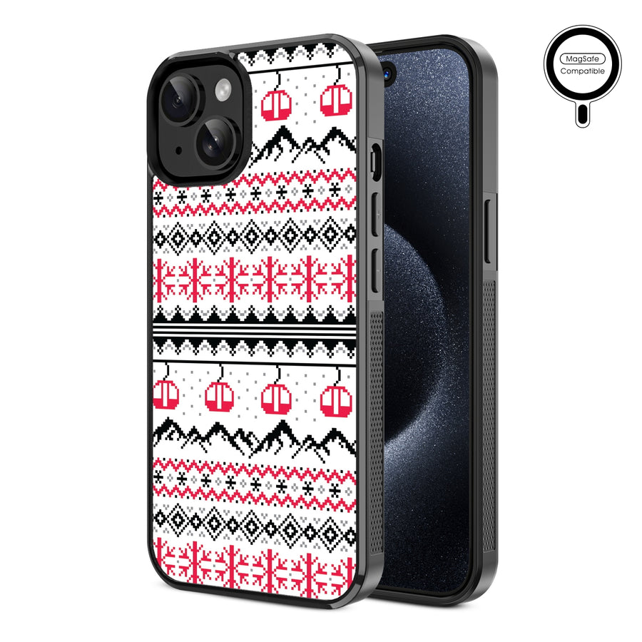 MyBat Design Lab Series MagSafe Case for Apple iPhone 17e / 16e / 14 / 13 - Aprés Ski - MIP13CSLESMSM321-2.jpg