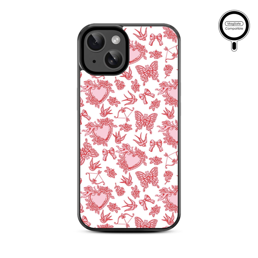 MyBat Design Lab Series MagSafe Case for Apple iPhone 17e / 16e / 14 / 13 - Sending Love - MIP13CSLESMSM332-3.jpg