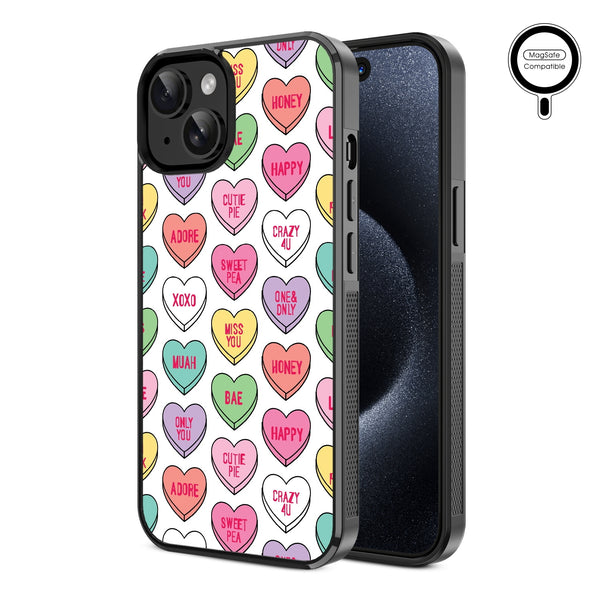 MyBat Design Lab Series MagSafe Case for Apple iPhone 17e / 16e / 14 / 13 - Sweet Hearts - MIP13CSLESMSM337-2.jpg