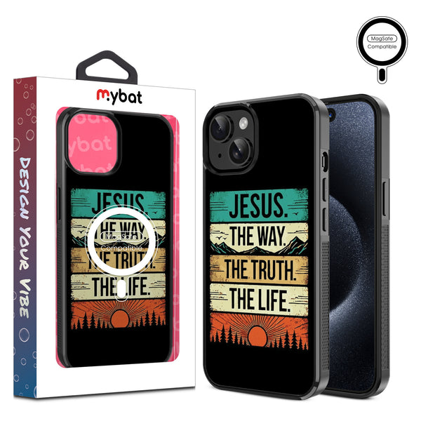 MyBat Design Lab Series MagSafe Case for Apple iPhone 17e / 16e / 14 / 13 - Jesus - MIP13CSLESMSM351-1.jpg