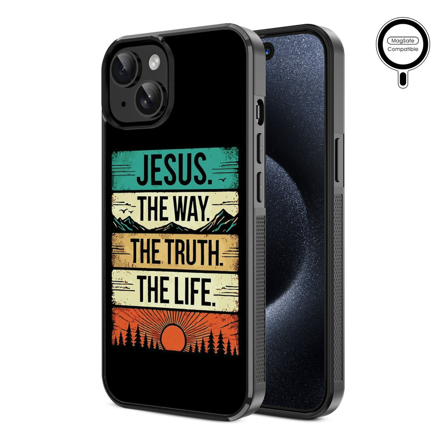 MyBat Design Lab Series MagSafe Case for Apple iPhone 17e / 16e / 14 / 13 - Jesus - MIP13CSLESMSM351-2.jpg