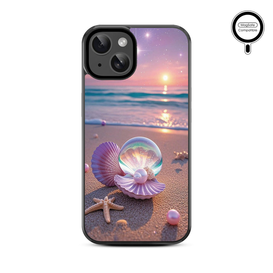 MyBat Design Lab Series MagSafe Case for Apple iPhone 17e / 16e / 14 / 13 - Seashell Beach - MIP13CSLESMSM374-3.jpg