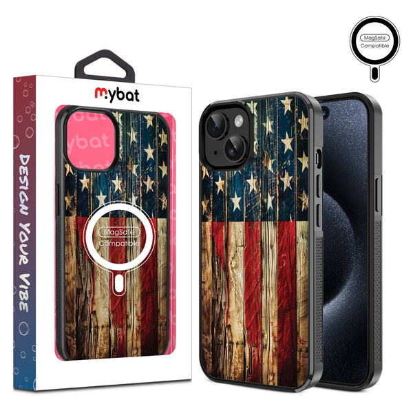 MyBat Design Lab Series MagSafe Case for Apple iPhone 17e / 16e / 14 / 13 - US Painted Flag - MIP13CSLESMSM381-1.jpg