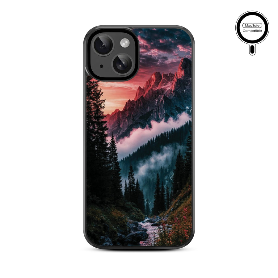 MyBat Design Lab Series MagSafe Case for Apple iPhone 17e / 16e / 14 / 13 - Morning Nature - MIP13CSLESMSM387-3.jpg