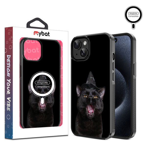 MyBat Design Lab Series MagSafe Case for Apple iPhone 17e / 16e / 14 / 13 - Witch’s Cat - MIP13CSLESMSM403-1.jpg
