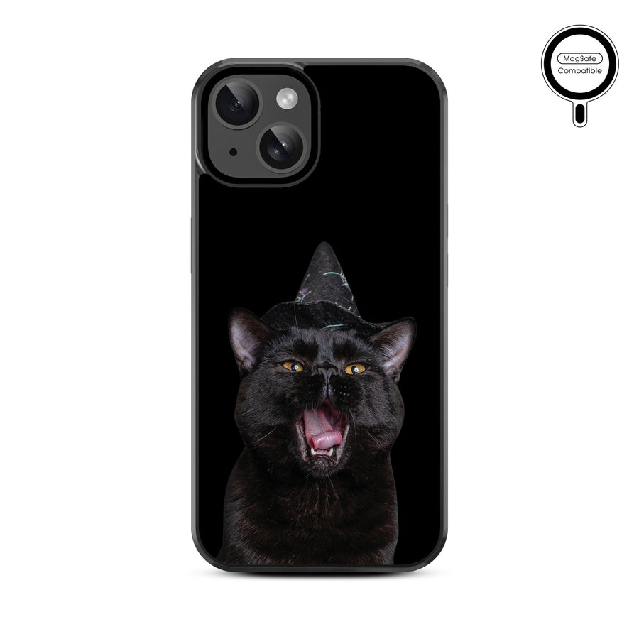 MyBat Design Lab Series MagSafe Case for Apple iPhone 17e / 16e / 14 / 13 - Witch’s Cat - MIP13CSLESMSM403-3.jpg