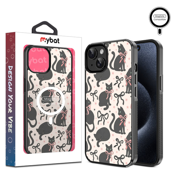 MyBat Design Lab Series MagSafe Case for Apple iPhone 17e / 16e / 14 / 13 - Coquette Cat - MIP13CSLESMSM410-1.jpg