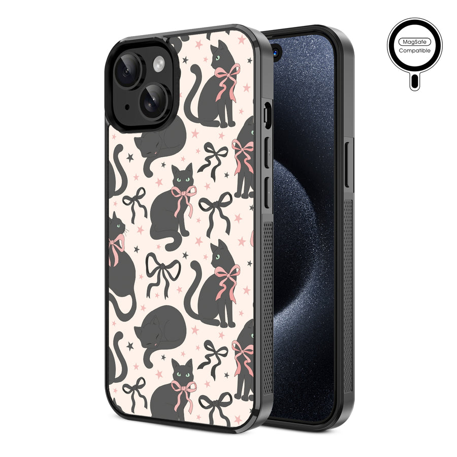 MyBat Design Lab Series MagSafe Case for Apple iPhone 17e / 16e / 14 / 13 - Coquette Cat - MIP13CSLESMSM410-2.jpg