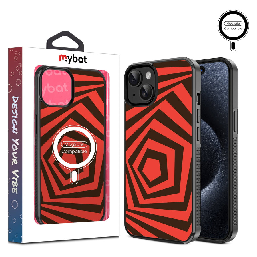 MyBat Design Lab Series MagSafe Case for Apple iPhone 17e / 16e / 14 / 13 - Downward Spiral