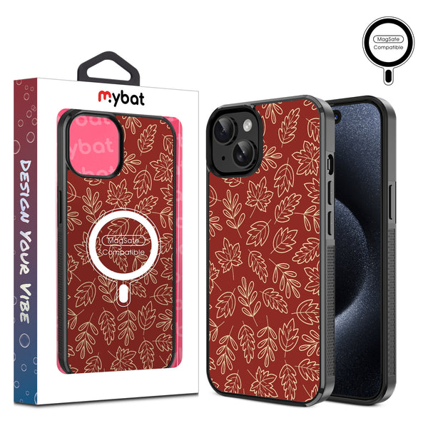 MyBat Design Lab Series MagSafe Case for Apple iPhone 17e / 16e / 14 / 13 - Leaf Lines - MIP13CSLESMSM429-1.jpg
