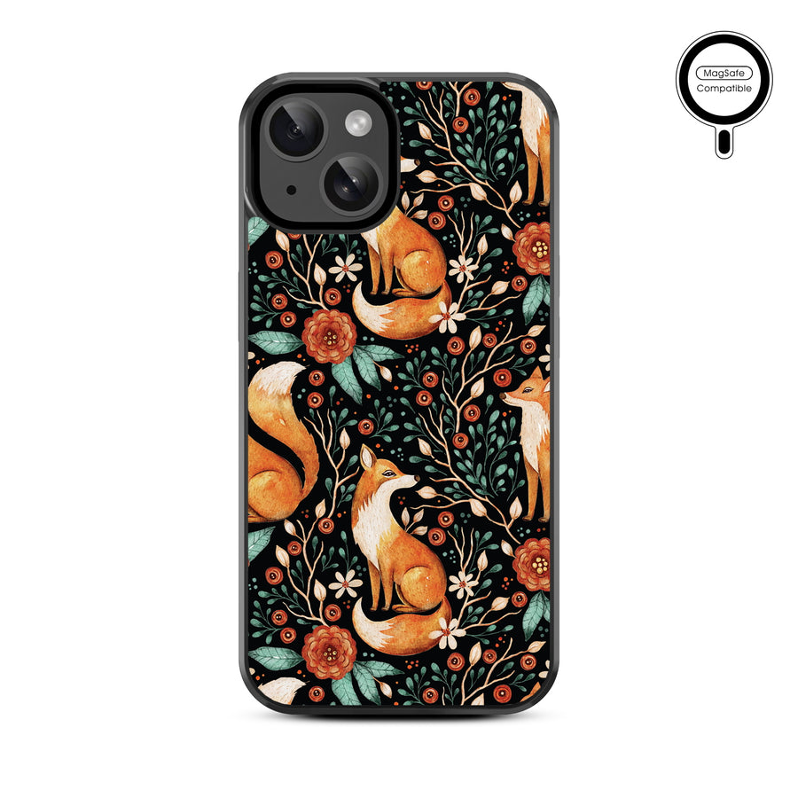 MyBat Design Lab Series MagSafe Case for Apple iPhone 17e / 16e / 14 / 13 - Woodland Fox - MIP13CSLESMSM435-3.jpg