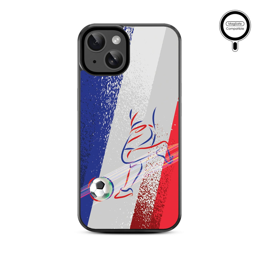 MyBat Design Lab Series MagSafe Case for Apple iPhone 17e / 16e / 14 / 13 – France Soccer