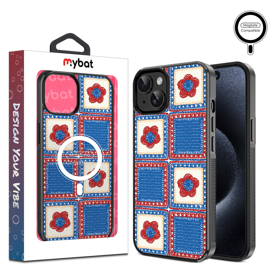 MyBat Design Lab Series MagSafe Case for Apple iPhone 17e / 16e / 14 / 13 – All American Quilt - MIP13CSLESMSM524.JPG