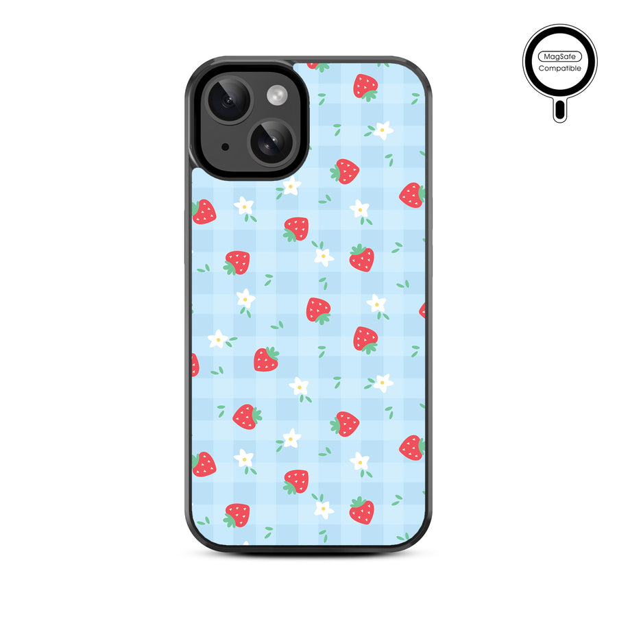 MyBat Design Lab Series MagSafe Case for Apple iPhone 17e / 16e / 14 / 13 – Sweet Strawberry - MIP13CSLESMSM525-2.JPG