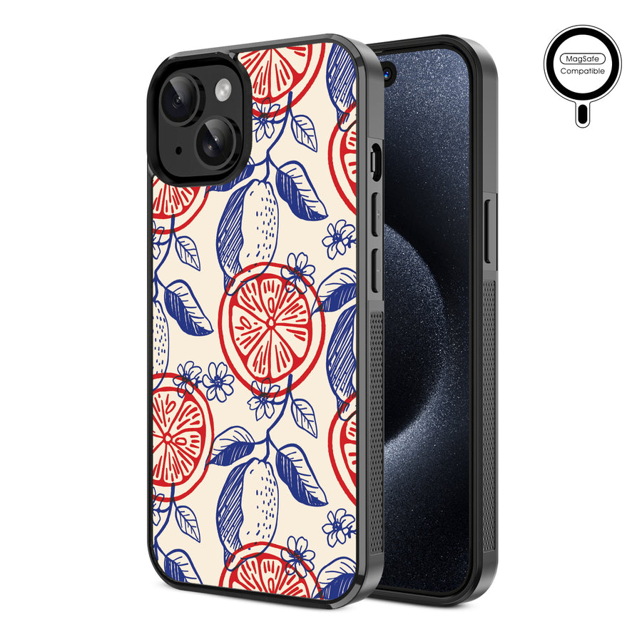 MyBat Design Lab Series MagSafe Case for Apple iPhone 17e / 16e / 14 / 13 – Summer Citrus - MIP13CSLESMSM526-1.JPG