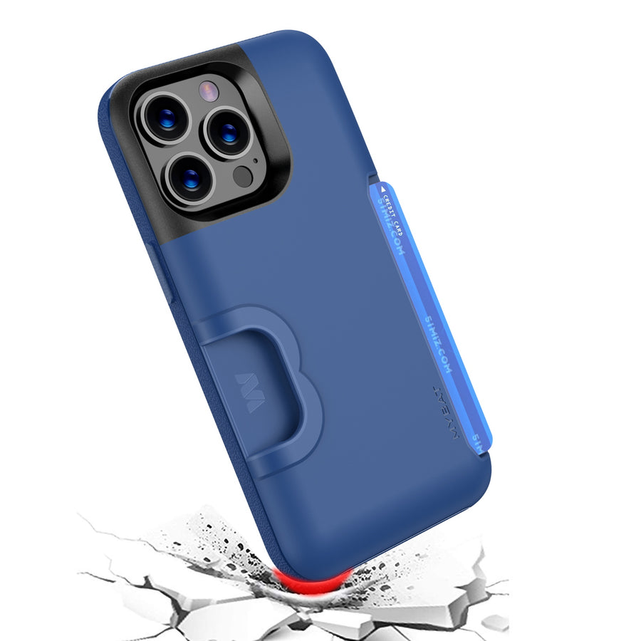 MyBat Slide Series Case for Apple iPhone 13 Pro - Blue - MIP13PCSPKTS032-5.jpg
