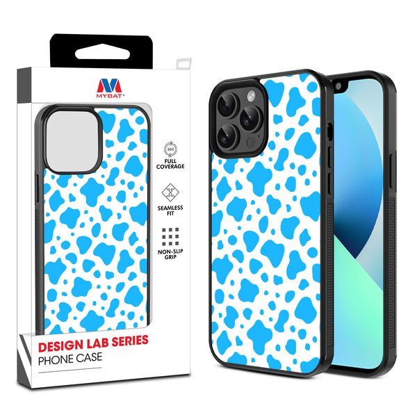 MyBat Design Lab Series Case for Apple iPhone 13 Pro Max (6.7) - Blue Cow Print - MIP13PMCSLESM016-1.jpg