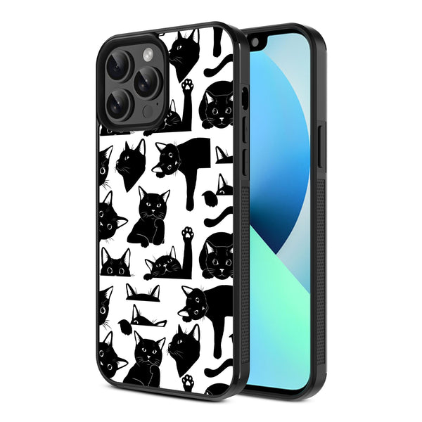 MyBat Design Lab Series Case for Apple iPhone 13 Pro Max (6.7) - Black Cats - MIP13PMCSLESM017-2.jpg