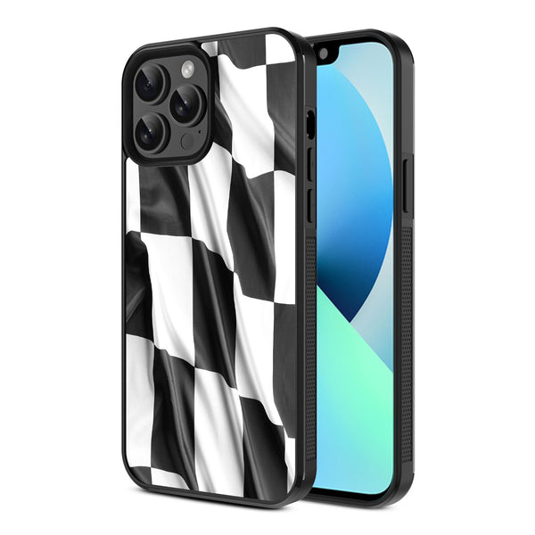 MyBat Design Lab Series Case for Apple iPhone 13 Pro Max (6.7) - Racing Flag - MIP13PMCSLESM040-2.jpg