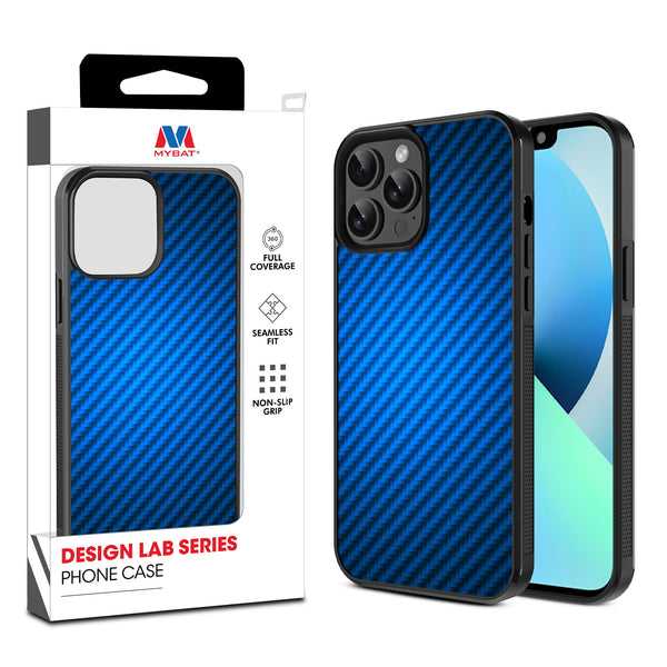 MyBat Design Lab Series Case for Apple iPhone 13 Pro Max (6.7) - Blue Carbon Fiber - MIP13PMCSLESM084-1.jpg