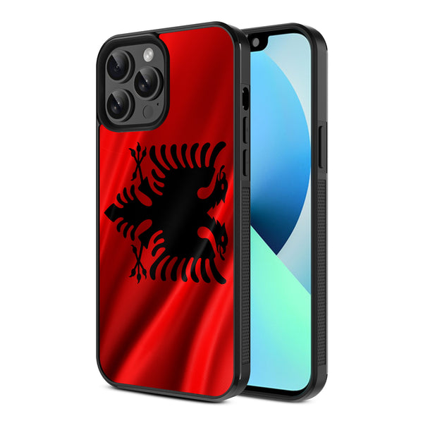 MyBat Design Lab Series Case for Apple iPhone 13 Pro Max (6.7) - Albania Flag - MIP13PMCSLESM140-2.jpg
