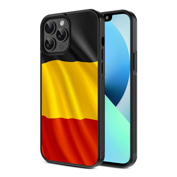 MyBat Design Lab Series Case for Apple iPhone 13 Pro Max (6.7) - Belgium Flag - MIP13PMCSLESM142-2.jpg