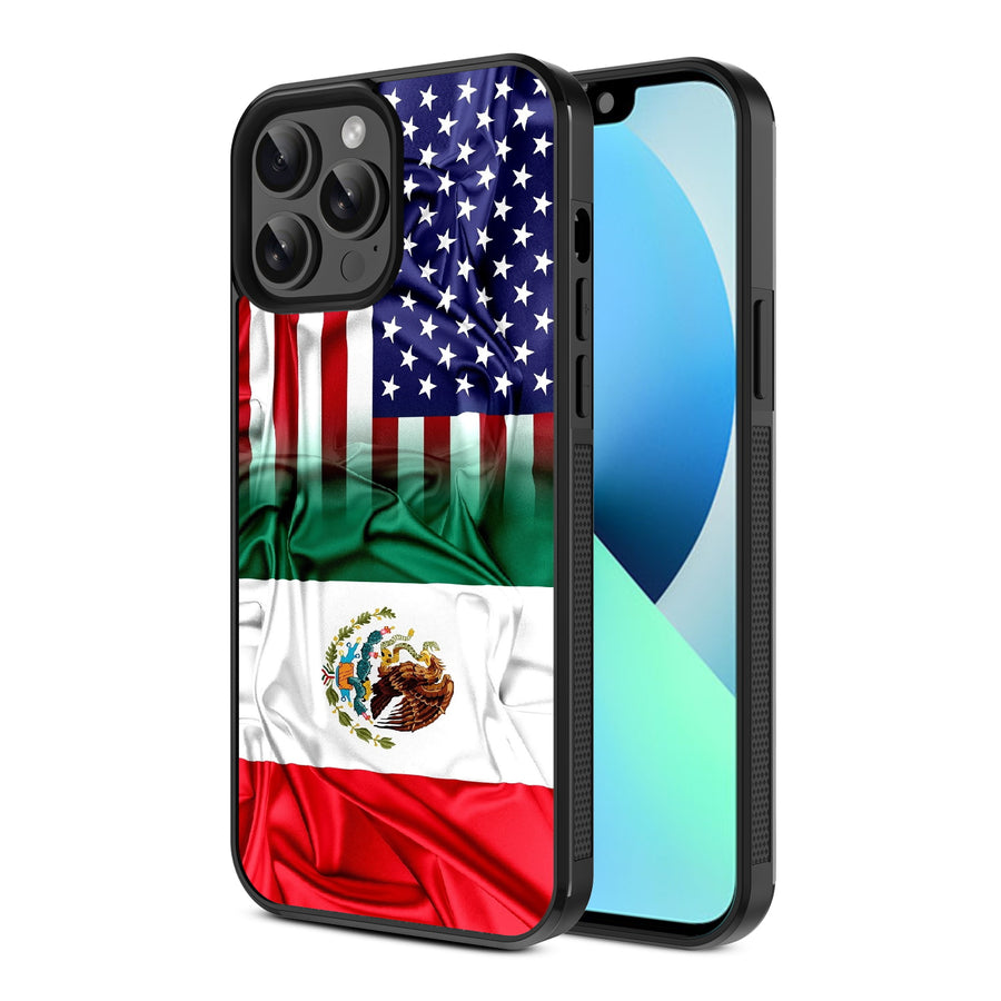 MyBat Design Lab Series Case for Apple iPhone 13 Pro Max – Mexican-American Flag - MIP13PMCSLESM168-2.jpg