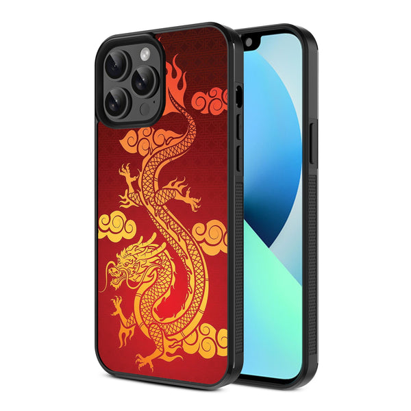 MyBat Design Lab Series Case for Apple iPhone 13 Pro Max (6.7) - Golden Dragon - MIP13PMCSLESM213-2.jpg