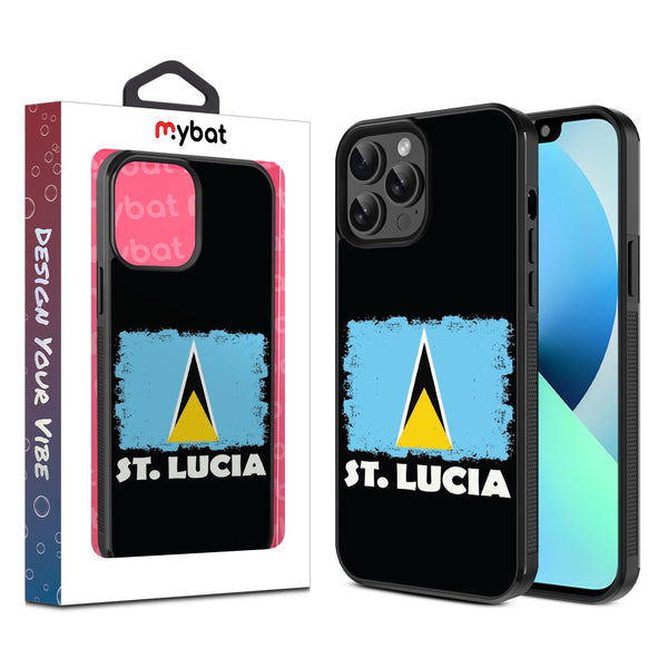 MyBat Design Lab Series Case for Apple iPhone 13 Pro Max (6.7) - St. Lucia Flag - MIP13PMCSLESM262-1.jpg