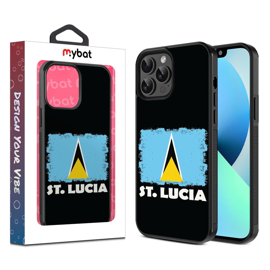 MyBat Design Lab Series Case for Apple iPhone 13 Pro Max (6.7) - St. Lucia Flag