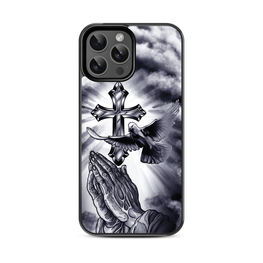 MyBat Design Lab Series Case for Apple iPhone 13 Pro Max (6.7) - Faithful Prayer - MIP13PMCSLESM268-3.jpg
