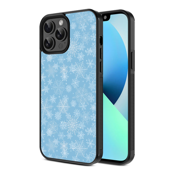 MyBat Design Lab Series Case for Apple iPhone 13 Pro Max (6.7) - Blue Snowflakes - MIP13PMCSLESM283-2.jpg