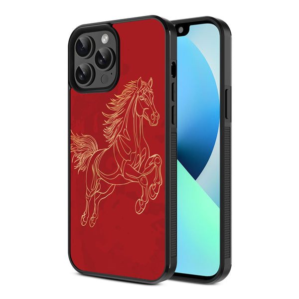 MyBat Design Lab Series Case for Apple iPhone 13 Pro Max - Fire Horse - MIP13PMCSLESM460-2.jpg