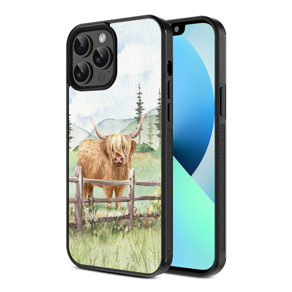 MyBat Design Lab Series Case for Apple iPhone 13 Pro Max - Highland Cow - MIP13PMCSLESM470-2.jpg