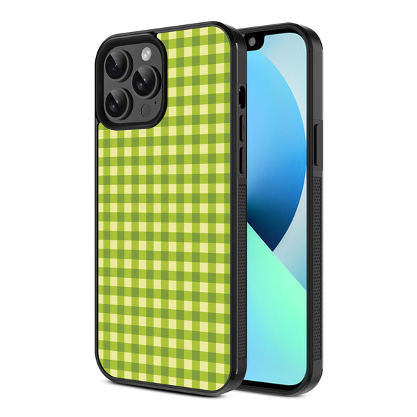 MyBat Design Lab Series Case for Apple iPhone 13 Pro Max - Green Gingham - MIP13PMCSLESM476-2.jpg