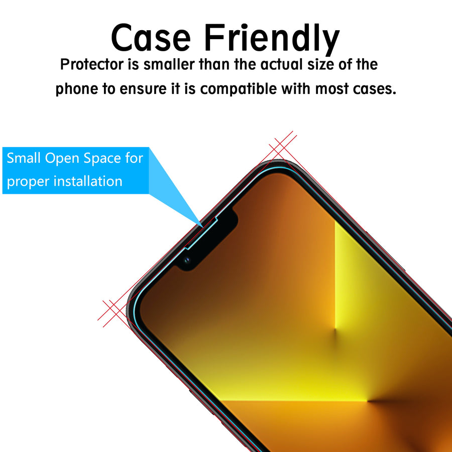 MyBat Tempered Glass Screen Protector (2.5D)(25-pack) for Apple iPhone 17e / 16e / 14 / 13 Pro / 13 - Clear - MIP13PSC81TF-5.jpg