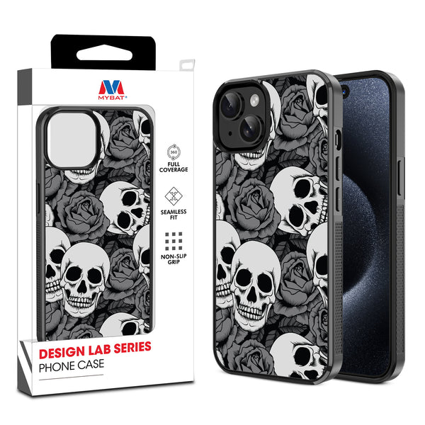 MyBat Design Lab Series Case for Apple iPhone 17e / 16e / 14 / 13 - Skull Garden - MIP14CSLESM081-1.jpg