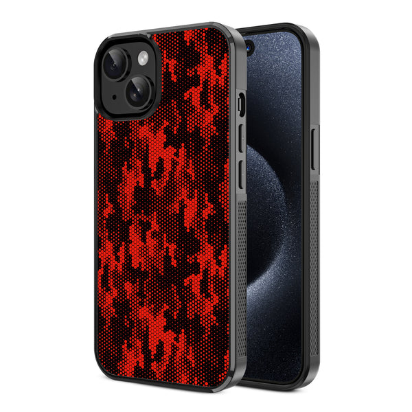 MyBat Design Lab Series Case for Apple iPhone 17e / 16e / 14 / 13 - Red Digital Camouflage - MIP14CSLESM086-2.jpg