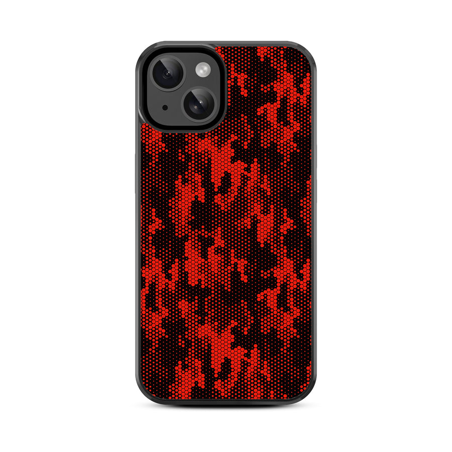 MyBat Design Lab Series Case for Apple iPhone 17e / 16e / 14 / 13 - Red Digital Camouflage - MIP14CSLESM086-3.jpg