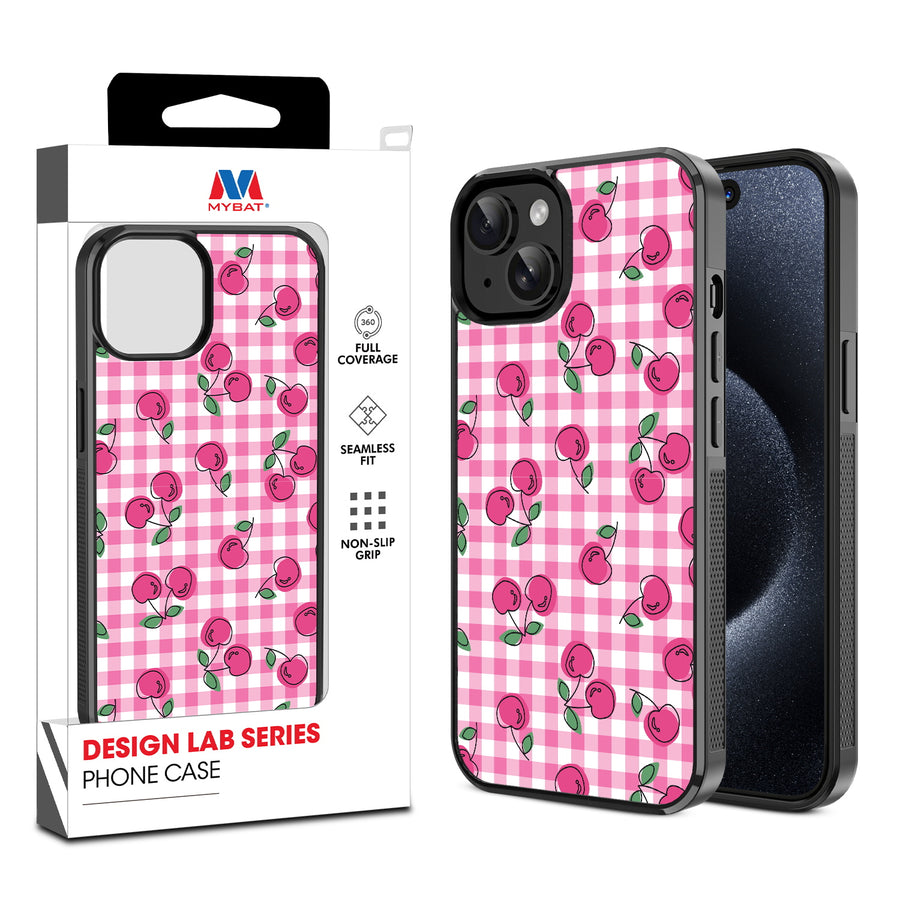 MyBat Design Lab Series Case for Apple iPhone 17e / 16e / 14 / 13 - Pink Cherries - MIP14CSLESM100-1.jpg