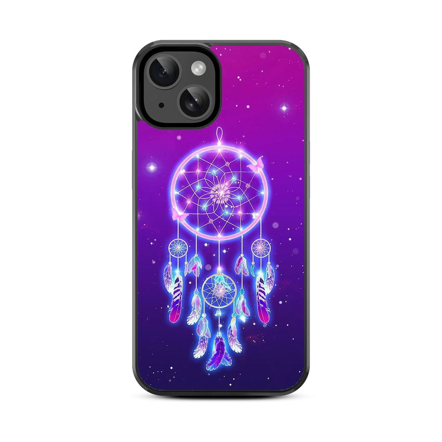 MyBat Design Lab Series Case for Apple iPhone 17e / 16e / 14 / 13 - Neon Dreamcatcher