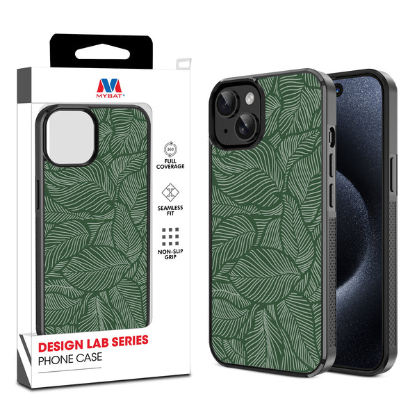 MyBat Design Lab Series Case for Apple iPhone 17e / 16e / 14 / 13 - Leaves - MIP14CSLESM125-1.jpg