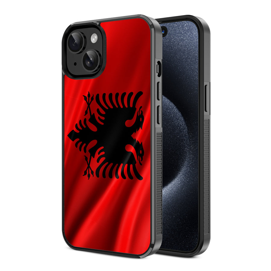 MyBat Design Lab Series Case for Apple iPhone 17e / 16e / 14 / 13 - Albania Flag - MIP14CSLESM140-2.jpg