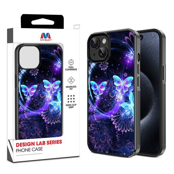 MyBat Design Lab Series Case for Apple iPhone 17e / 16e / 14 / 13 - Butterfly Magic - MIP14CSLESM164-1.jpg