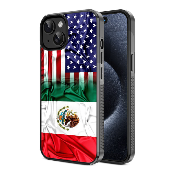 MyBat Design Lab Series Case for Apple iPhone 16e / 14 / 13 – Mexican-American Flag - MIP14CSLESM168-2.jpg