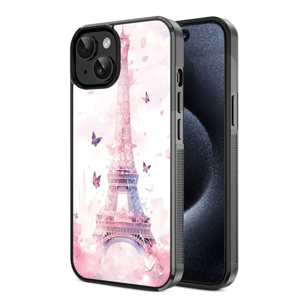 MyBat Design Lab Series Case for Apple iPhone 17e / 16e / 14 / 13 - Parisian Butterflies - MIP14CSLESM182-2.jpg