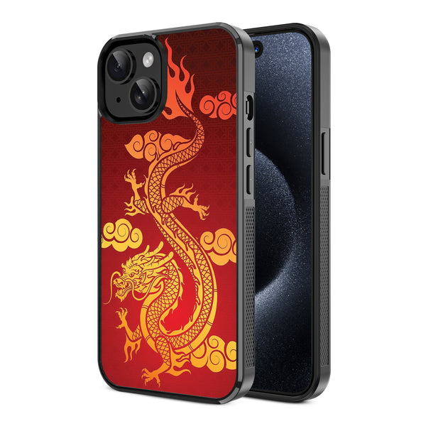 MyBat Design Lab Series Case for Apple iPhone 17e / 16e / 14 / 13 - Golden Dragon - MIP14CSLESM213-2.jpg