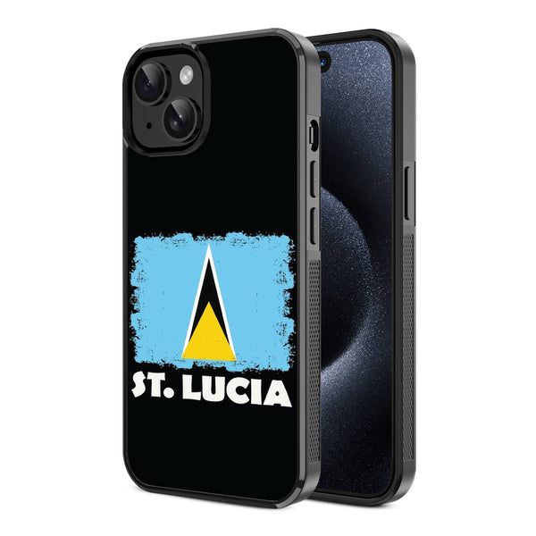 MyBat Design Lab Series Case for Apple iPhone 17e / 16e / 14 / 13 - St. Lucia Flag - MIP14CSLESM262-2.jpg