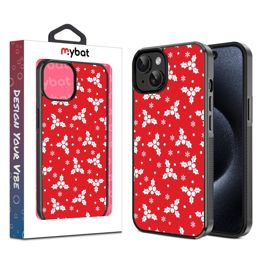 MyBat Design Lab Series Case for Apple iPhone 17e / 16e / 14 / 13 - Merry Mistletoe